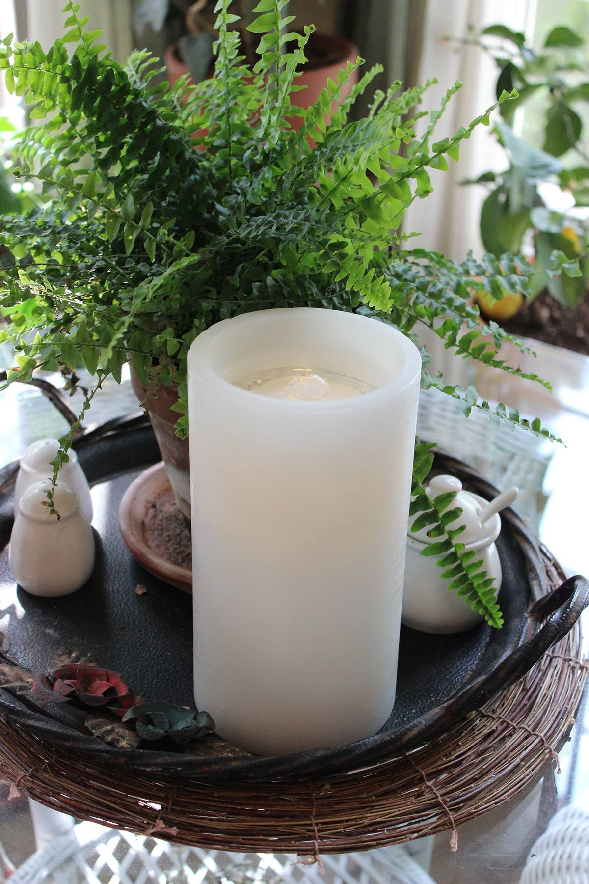 AquaFlame Flameless Candle Fountain – Ivory - Image 6