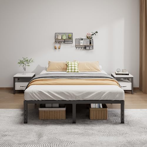 Metal Bed Frame Full Size – 14 Inch Heavy-Duty Full Platform Bed Frame No Box Spring Needed, Easy Assembly, Noise-Free, Sturdy Mattress Foundation, Underbed Storage Space - Image 40