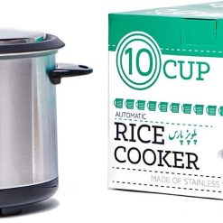 Pars Automatic Persian Rice Cooker – Tahdig Rice Maker Perfect Rice Crust, 10 Cup