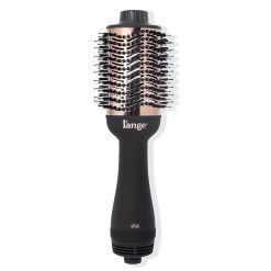 L’ANGE HAIR Le Volume 2-in-1 Titanium Brush Dryer Black | 75MM Hot Air Blow Dryer Brush in One with Oval Barrel | Hair Styler for Smooth, Frizz-Free Results for All Hair Types