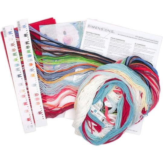 Dimensions Snowman Needlepoint Kit | Michaels - Image 3