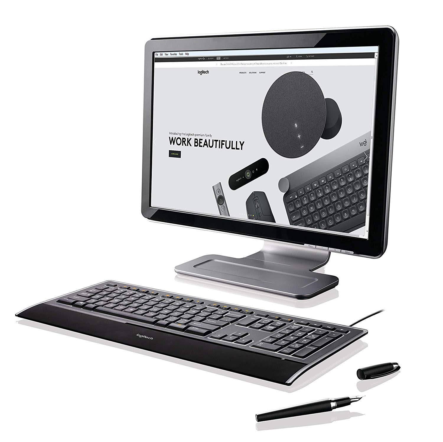 Logitech Illuminated Ultrathin Keyboard K740 with Laser-Etched - Image 4