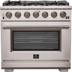 Alternative view of Capriasca – Titanium Professional 36 Freestanding Gas Range