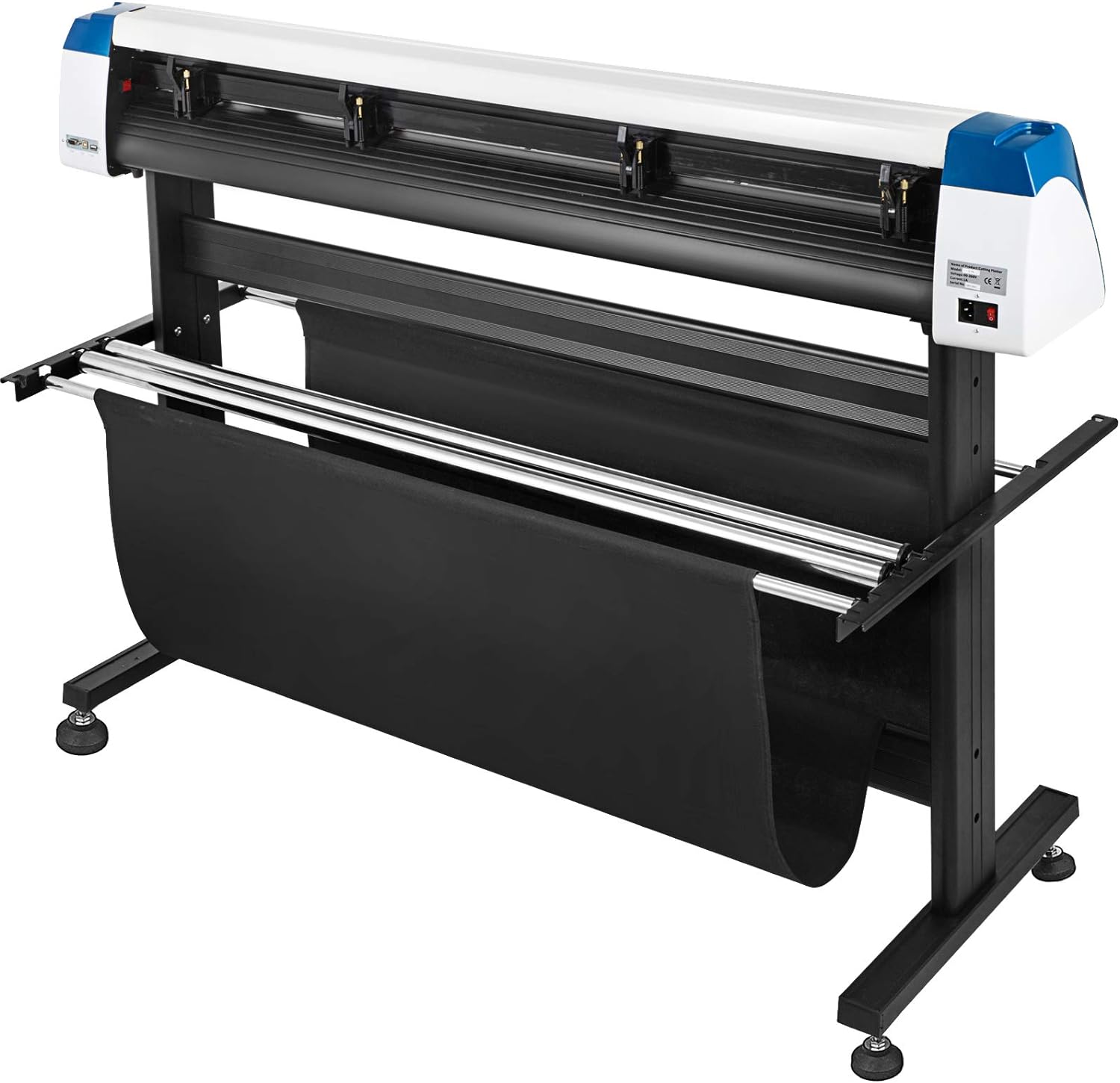 Office Products VEVOR Vinyl Cutter 53 Inch Plotter Machine Automatic Paper Feed Vinyl Cutter Plotter Speed Adjustable Sign Cutting with Floor Stand Signmaster Software - Image 3