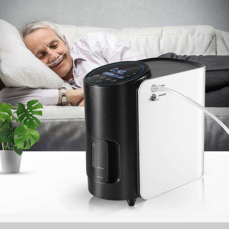 1L-7L/min Adjustable Oxygen Concentrator Machine for Home and Travel Use