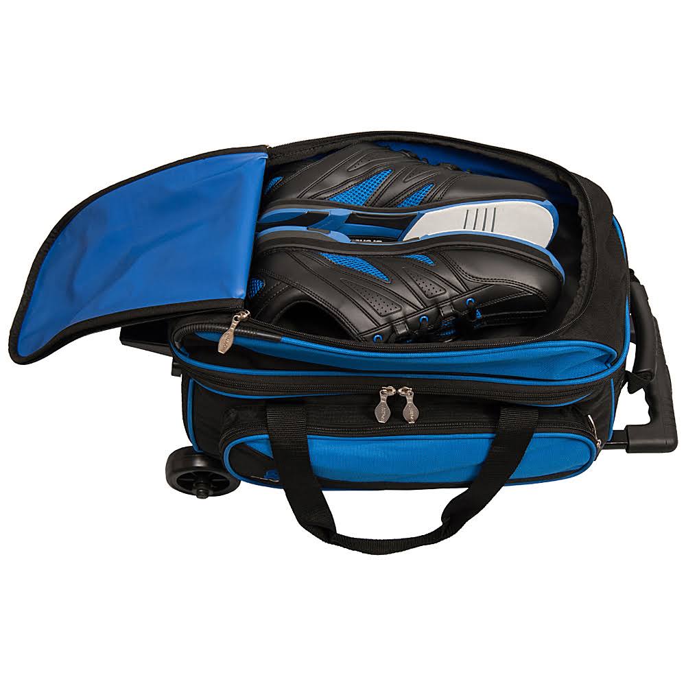 Ebonite Transport II 2-Ball Roller Bowling Bag, Red - Image 3