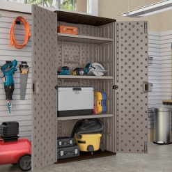 Alternative view of Suncast Mega Tall Utility Storage Cabinet