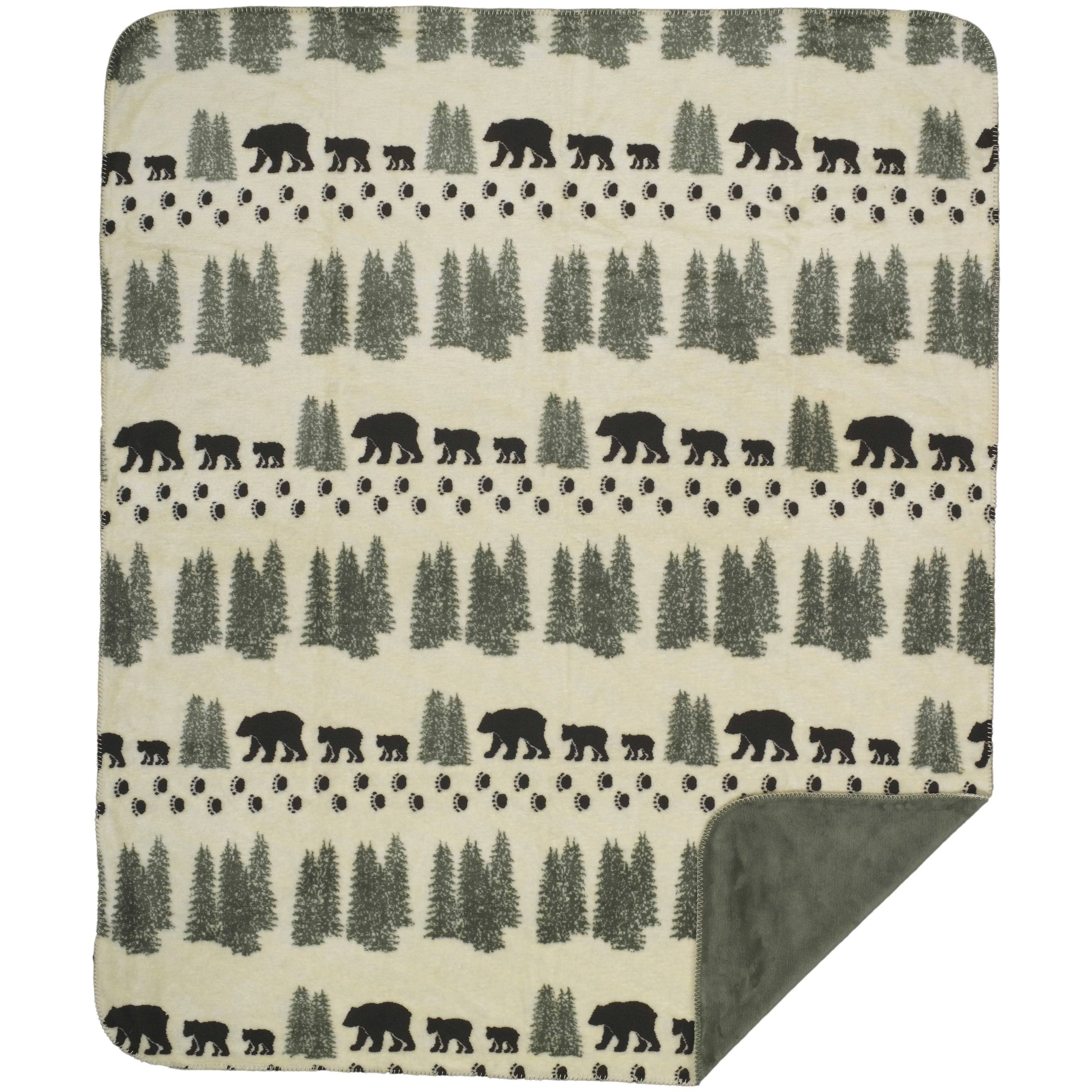 Denali Throws Pearl Bear Double-Sided Throw
