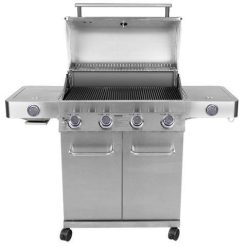 Alternative view of Monument Grills Stainless Steel 4 Burner Propane Gas Grill with Side Sear Burners