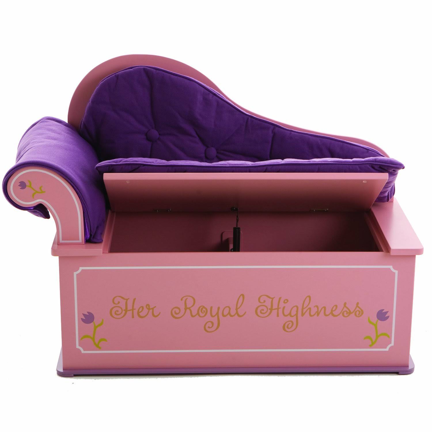 Wildkin Princess Fainting Couch with Storage - Image 3