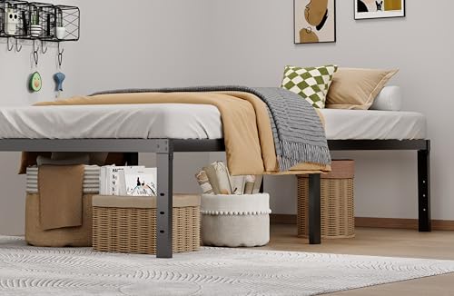 Metal Bed Frame Full Size – 14 Inch Heavy-Duty Full Platform Bed Frame No Box Spring Needed, Easy Assembly, Noise-Free, Sturdy Mattress Foundation, Underbed Storage Space - Image 20