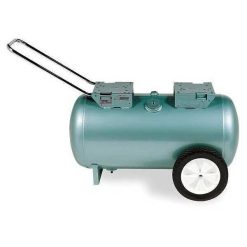 Speedaire 3Z409 Steel ASME Code Air Tank, Green Metallic