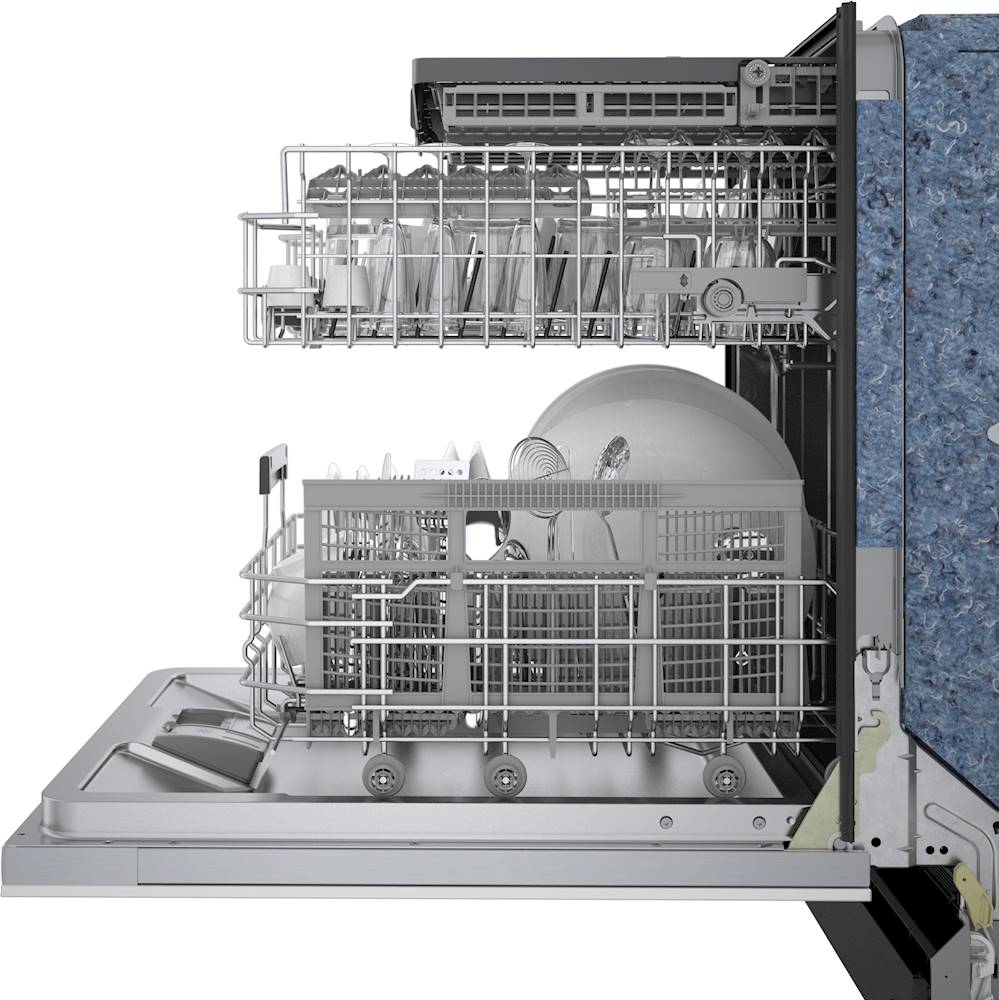 Bosch – 800 Series 24 Top Control Built-In Dishwasher with CrystalDry, Stainless Steel Tub, 3rd Rack, 42 dBa – Custom Panel Ready - Image 15