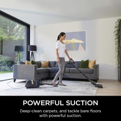 Alternative view of Shark CZ2001 Canister Vacuum Vertex Bagless Corded with Self-Cleaning Brushroll & DuoClean PowerFins, Black/Copper, Placeholder