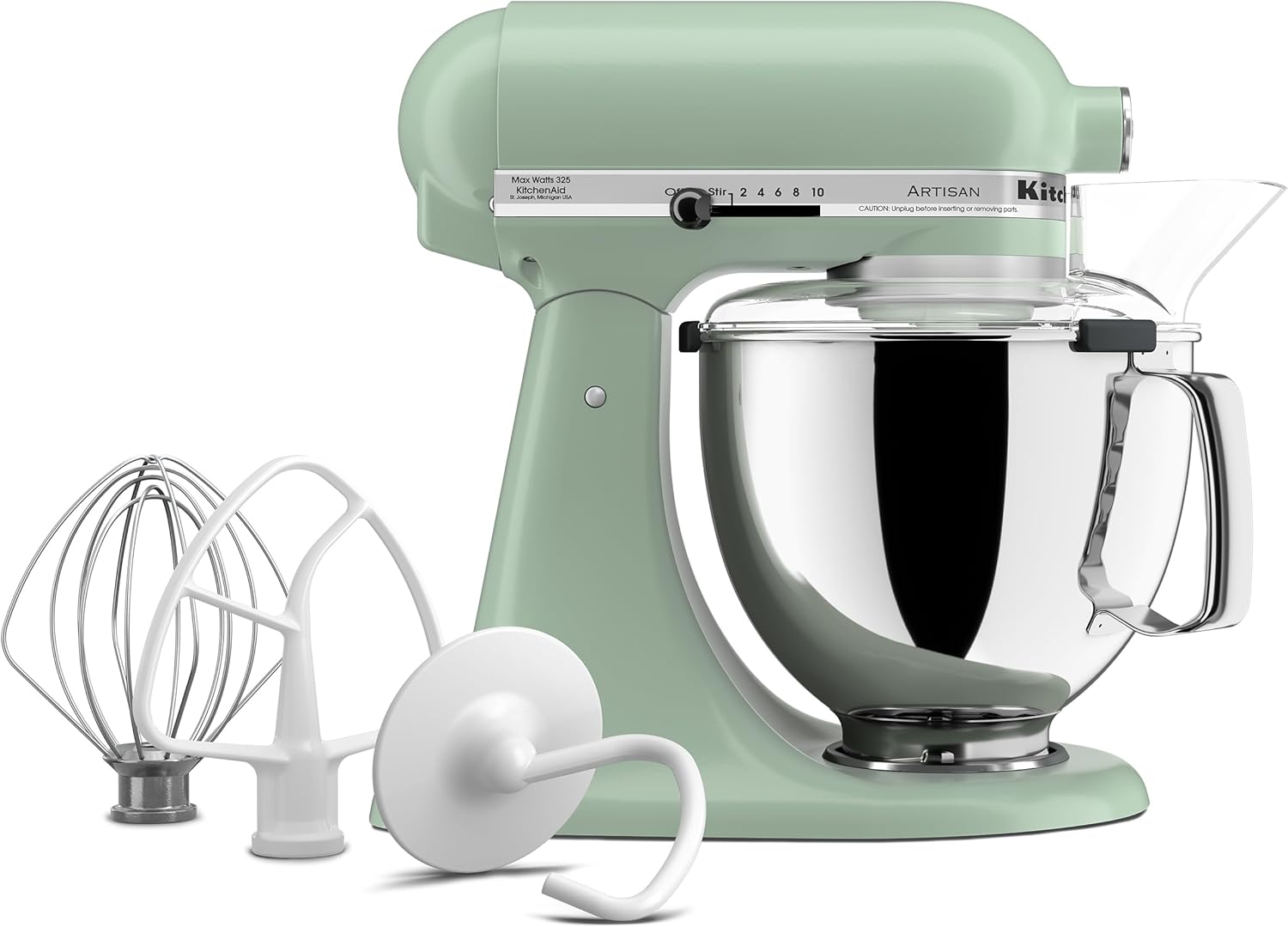 KitchenAid Artisan Series 5 Quart Tilt Head Stand Mixer with Pouring Shield KSM150PS, Cast Iron - Image 45