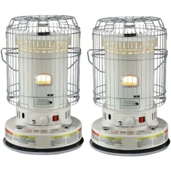2025 2-Units Portable Indoor Kerosene Heater, 23,800-BTU Convection Space Heaters