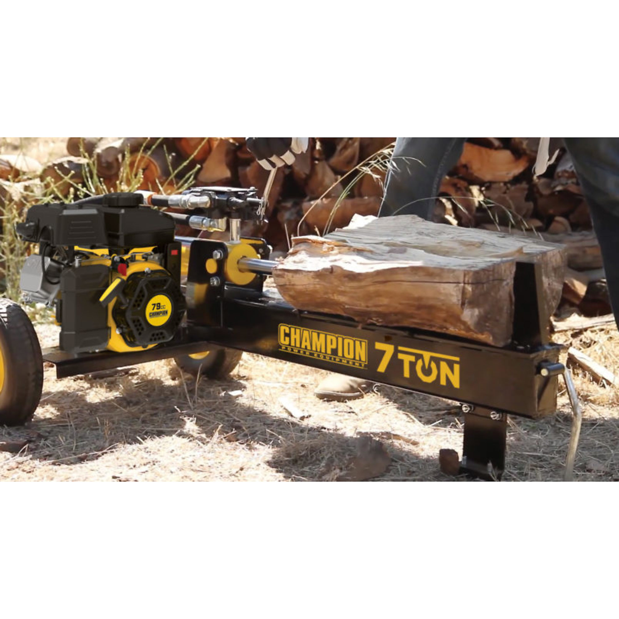 Champion Power Equipment, 7 Ton Log Splitter, Ram Force 7 Tons, Max. Log Diameter 14 in, Max. Log Length 19 in, Model# 90720 - Image 3