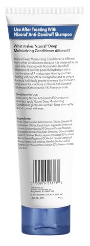 Nizoral Anti-Dandruff Shampoo, 7 Oz + Deep Moisturizing Conditioner, 9.4 Oz Bundle - Image 2