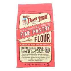 Bob’s Red Mill – Unbleached White Fine Pastry Flour – 5 Lb – Case Of 4