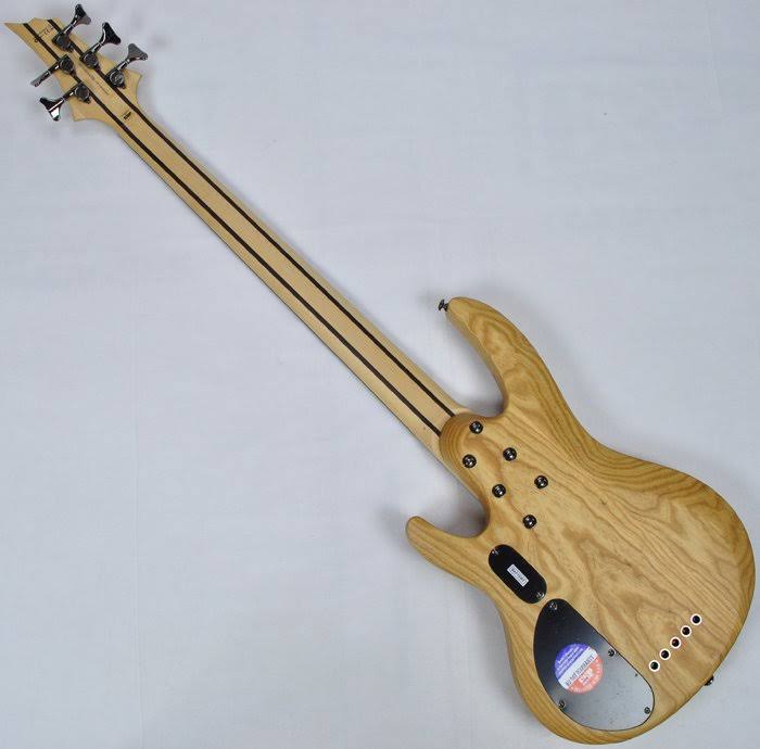 ESP LTD B-205 Fretless Spalted Maple Natural Satin 5 String Bass - Image 9