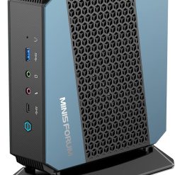 Alternative view of MINISFORUM EliteMini HX90 Mini PC AMD Ryzen 9 5900HX Desktop Computer, DDR4 32GB+512GB SSD, 2.5Gbps LAN, 2X HDMI & 2X DP 4K@60Hz Outputs, 2X HDD Slot, 5X USB, AMD Radeon Graphics Tower PC