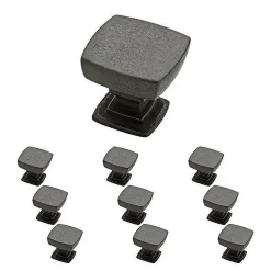 Alternative view of franklin brass p29542k-si-b soft iron webber kitchen cabinet hardware knob with 1-1/8-inch diameter, 10 pack