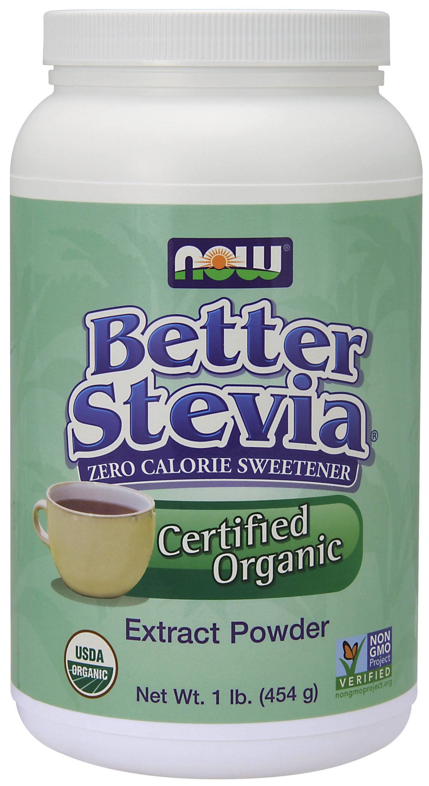 Now Foods Better Stevia Extract Powder – 1 lb tub - Image 2