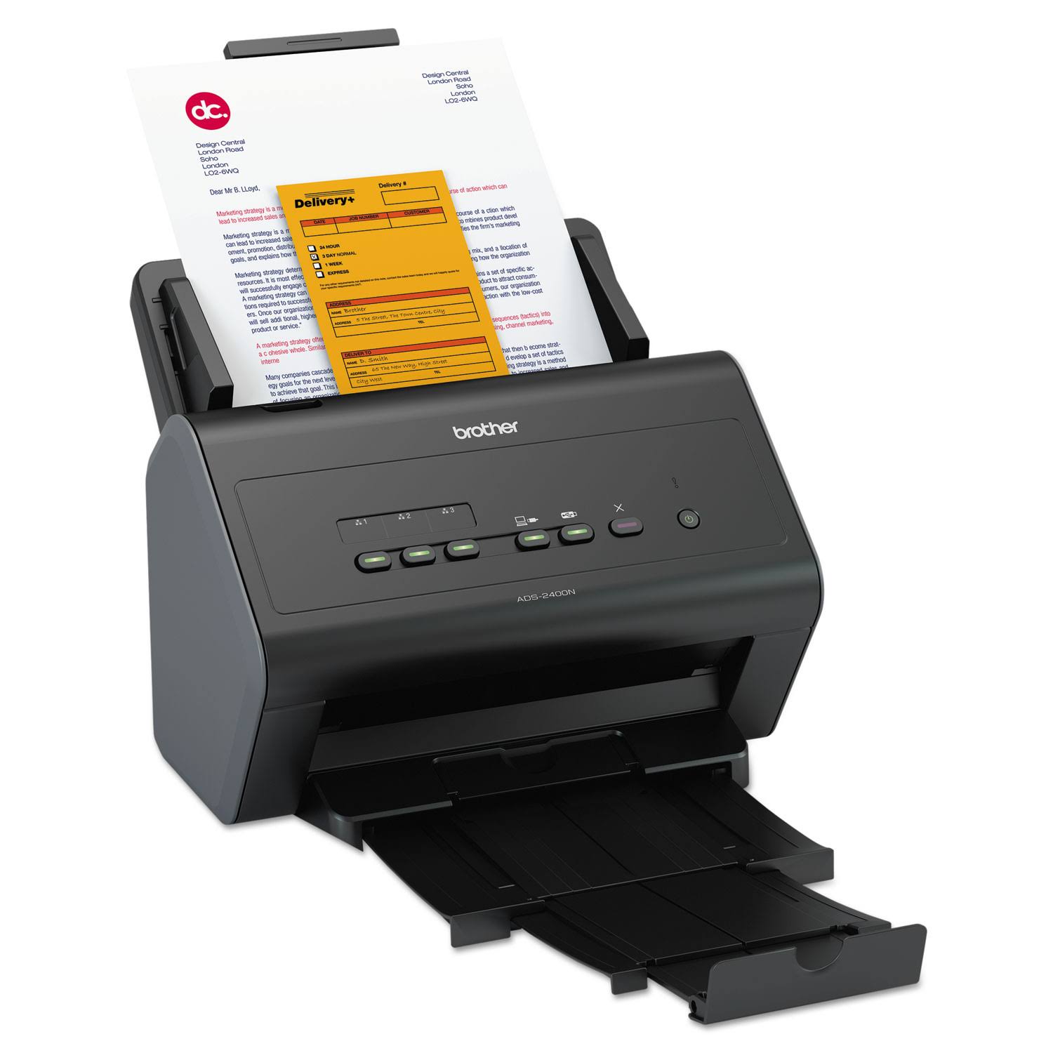 Brother ImageCenter ADS-2400N Document Scanner - Image 4