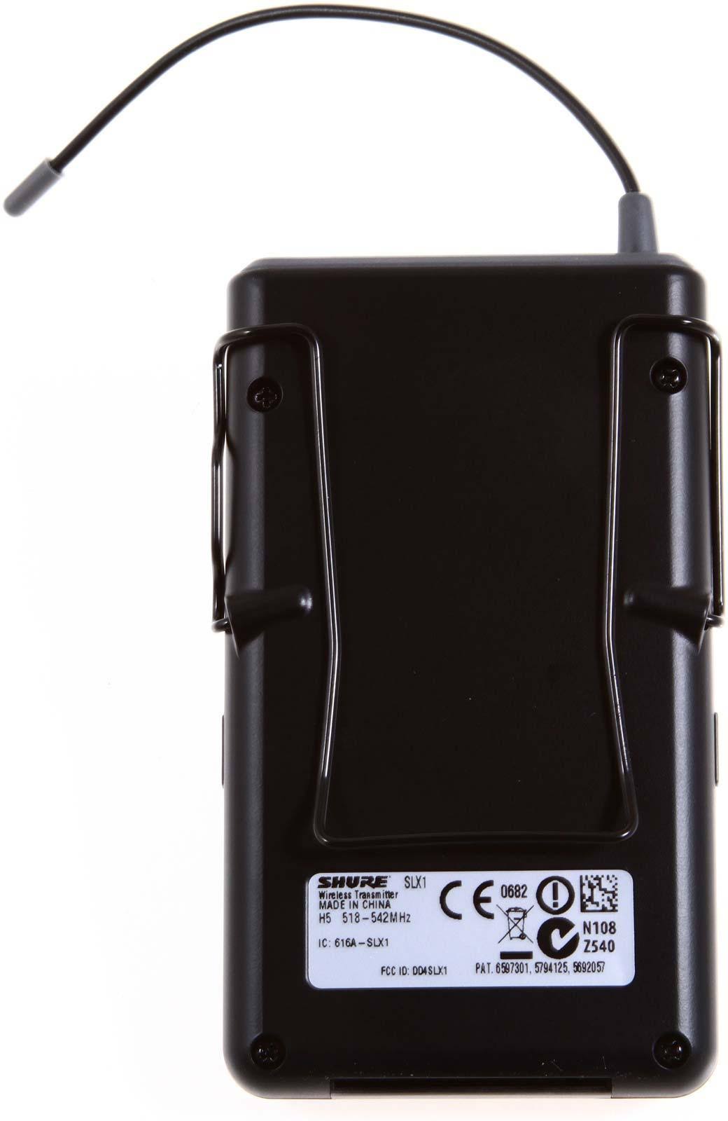 Shure SLX1 Wireless Bodypack Transmitter H5 - Image 3