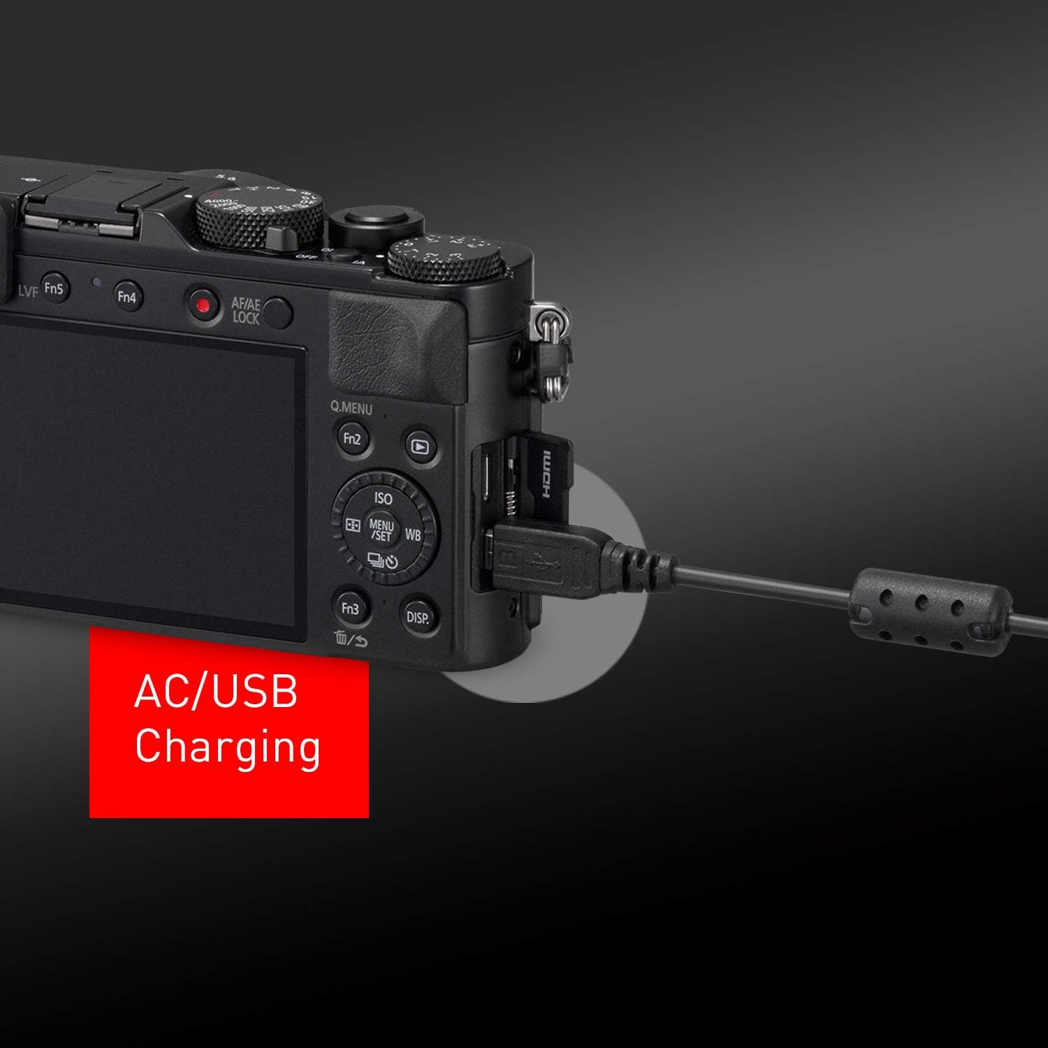 Panasonic Lumix LX100 II Large Four Thirds 21.7 MP Multi Aspect Sensor 24-75mm Leica DC VARIO-SUMMILUX F1.7-2.8 Lens Wi-Fi and Bluetooth Camera with 3 LCD, Black (DC-LX100M2) - Image 9
