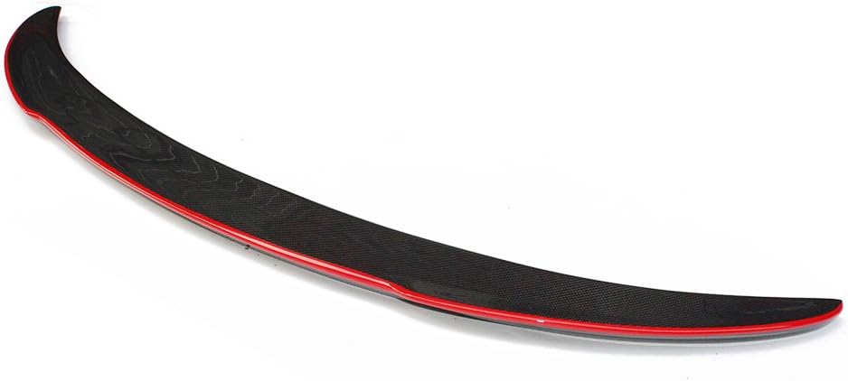 Mosion Auto FD Style Red Line Carbon Fiber Rear Spoiler for Mercedes-Benz CLA45 AMG W117 C117 CLA 250 180 260 - Image 3