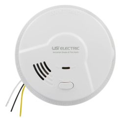 USI – (6 Pack) 5304 Hardwired Ionization Smoke and Fire Alarm with Battery Backup 5304-6PK