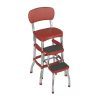 Cosco Red Retro Counter Chair / Step Stool
