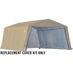 Replacement Cover for The Garage-in-a-Box 12 ft. x 20 ft. x 8 ft. Heavy Duty PVC 14.5 oz. Tan