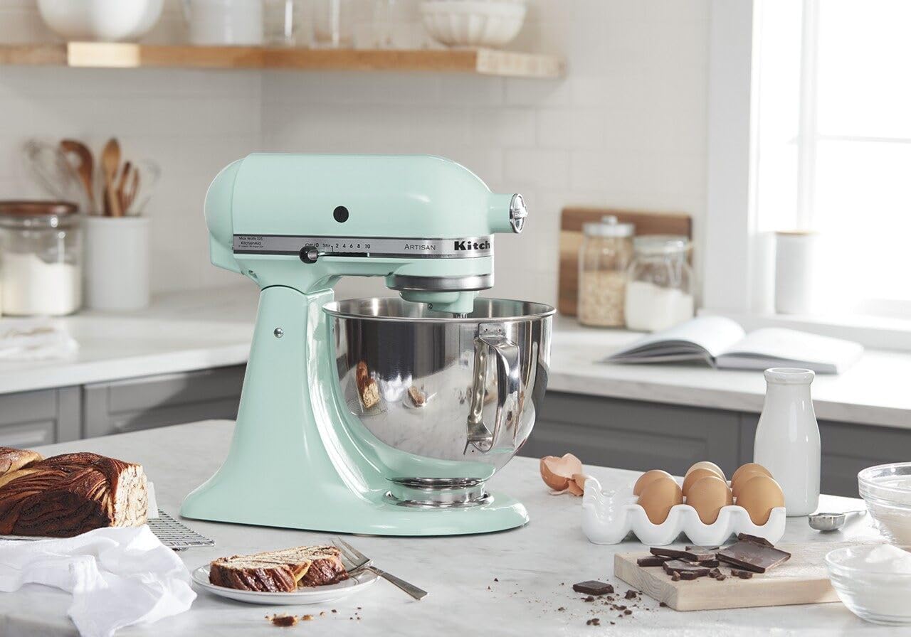 KitchenAid Artisan Series 5 Quart Tilt Head Stand Mixer with Pouring Shield KSM150PS, Cast Iron - Image 67