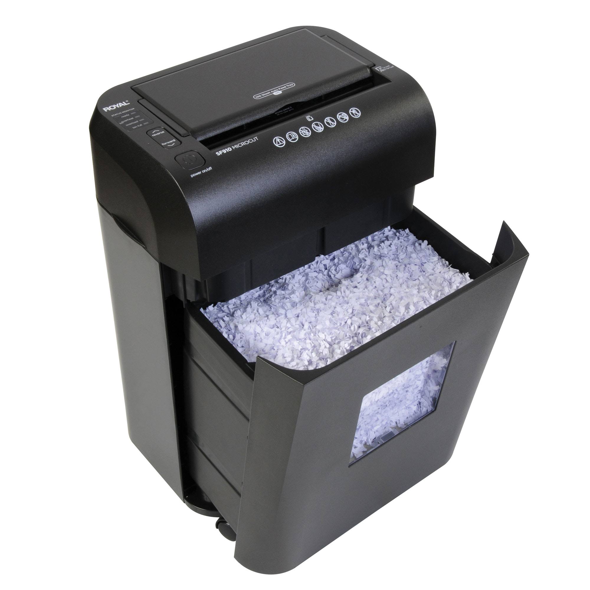 Royal Sf-910 100-Sheet Autofeed Microcut Shredder - Image 2