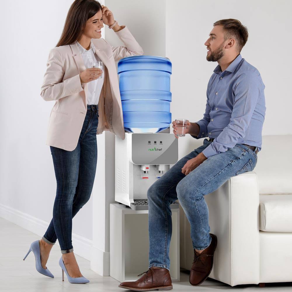 Nutrichef PKTWC36SL Universal Top Loading Hot and Cold Water Dispense - Image 7