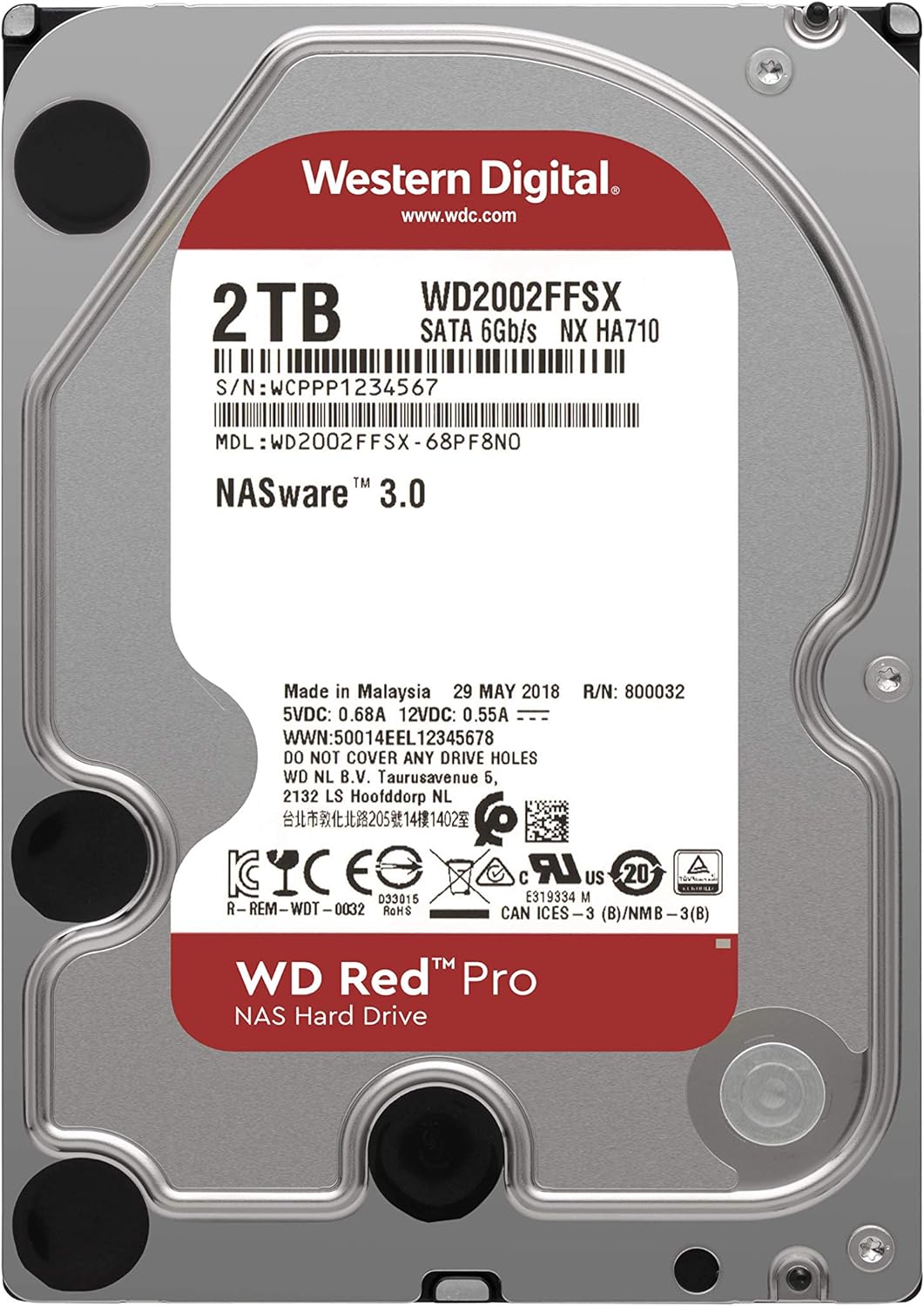 Western Digital 4TB WD Red Pro NAS Internal Hard Drive HDD – 7200 RPM, SATA 6 Gb/s, CMR, 256 MB Cache, 3.5 – WD4003FFBX - Image 12