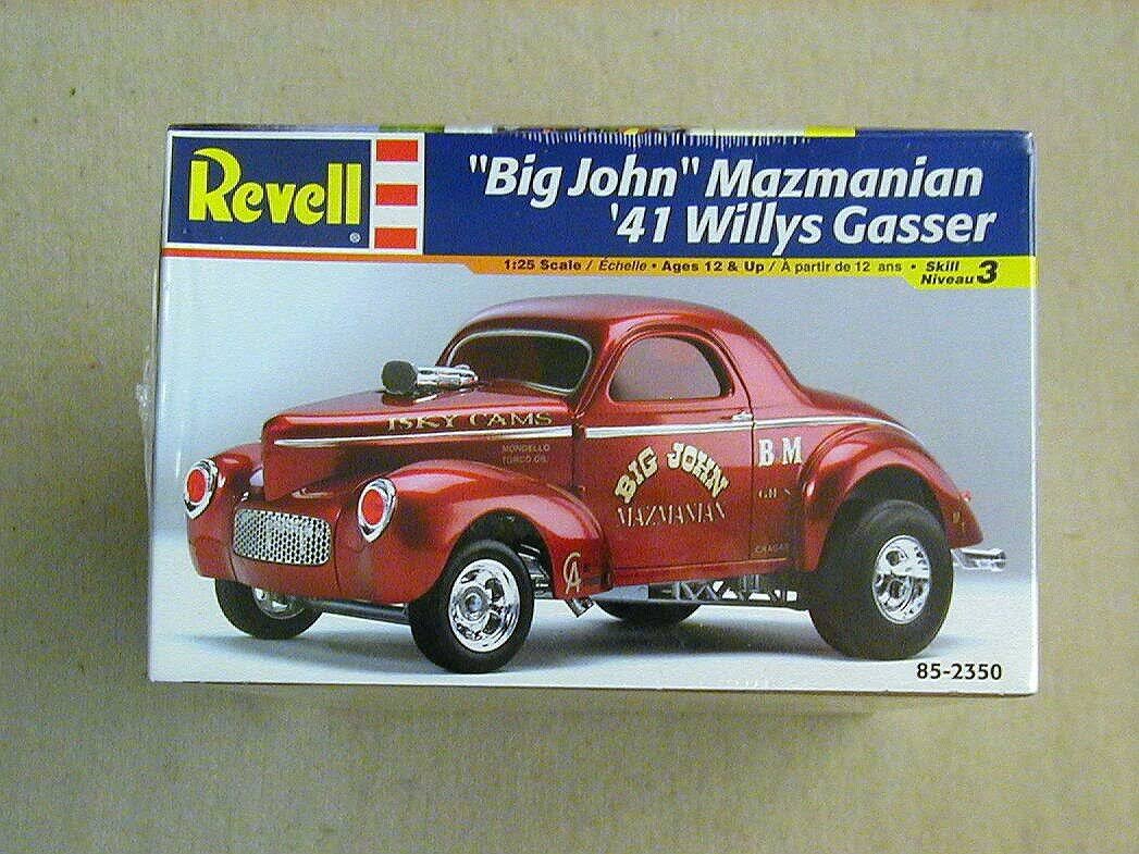 Revell 1941 Willys Gasser Big John Mazmanian Model - Image 3