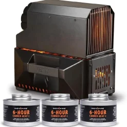 New InstaFire Vesta Self-Powered Indoor/Outdoor Portable Heater Stove (off-Grid, Camping)