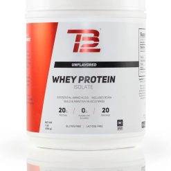 TB12 Whey Protein Powder, Unflavored Pack of 2