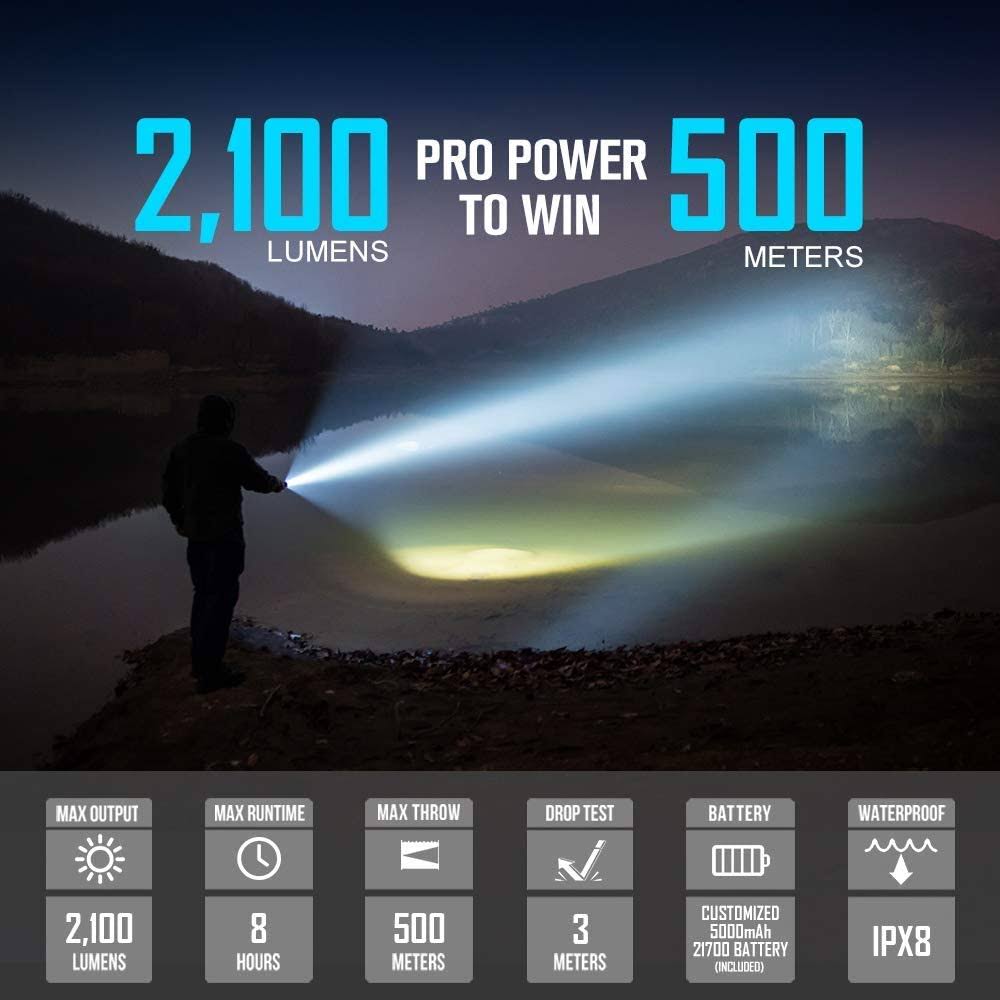 Olight Warrior x Pro Flashlight (2100 Lumens) - Image 6