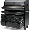 Olympia Tools Heavy Duty 52in. 15-Drawer Tool Chest and Rolling Cabinet Combo, Mechanic Tool Organizer Box for Garage Workshop, Black
