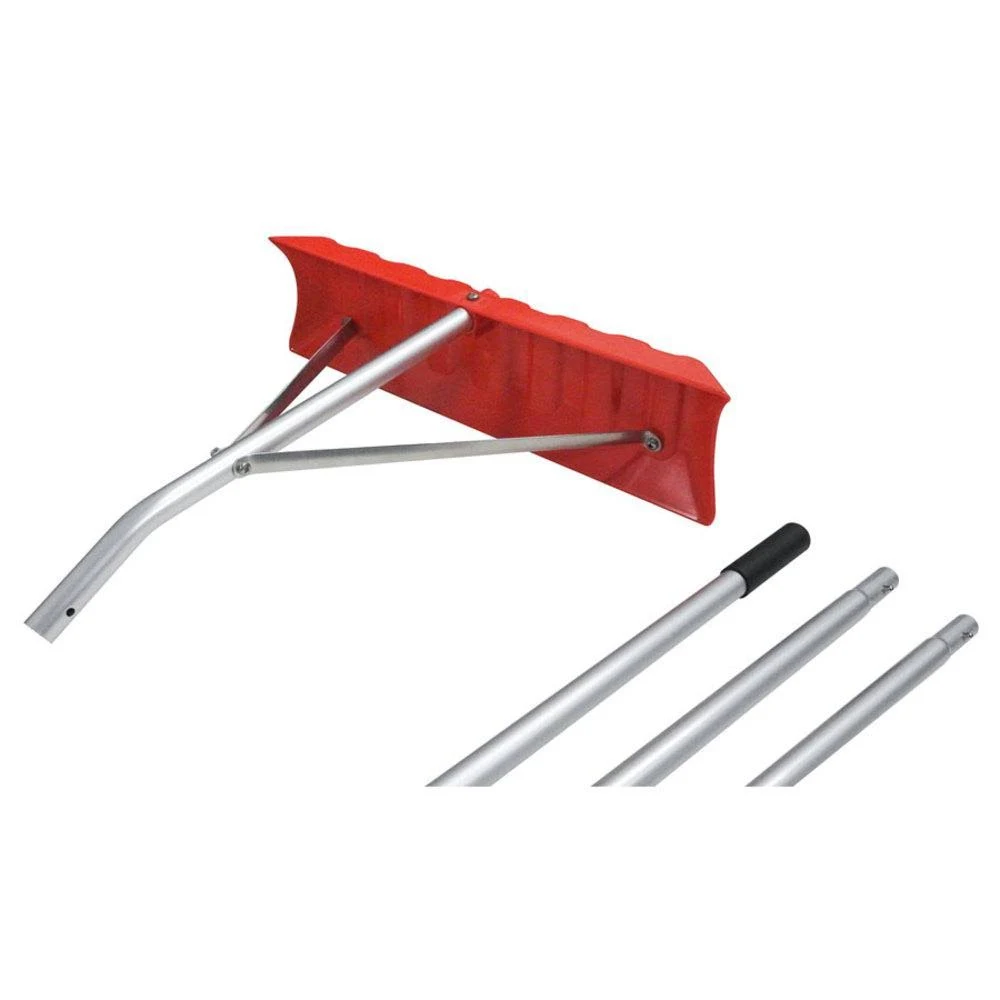 Extreme Max 5600.3262 21& Poly Roof Rake with 23×22 Blade