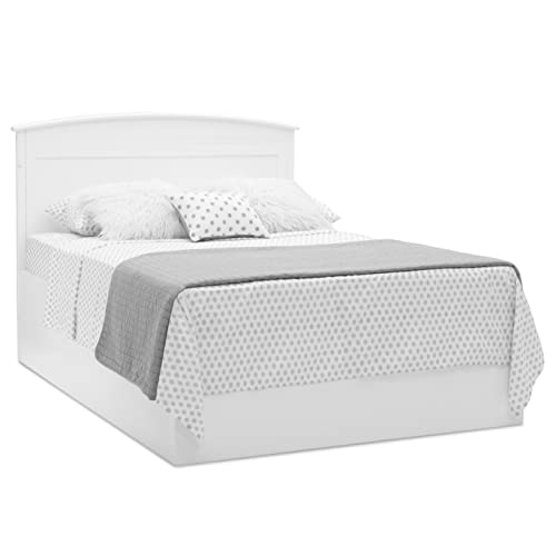 Delta Children Archer Solid Panel 4-in-1 Convertible Baby Crib – Greenguard Gold Certified, Bianca White - Image 12
