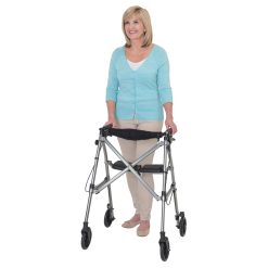 Alternative view of Able Life Space Saver Rollator Cobalt Blue – Each