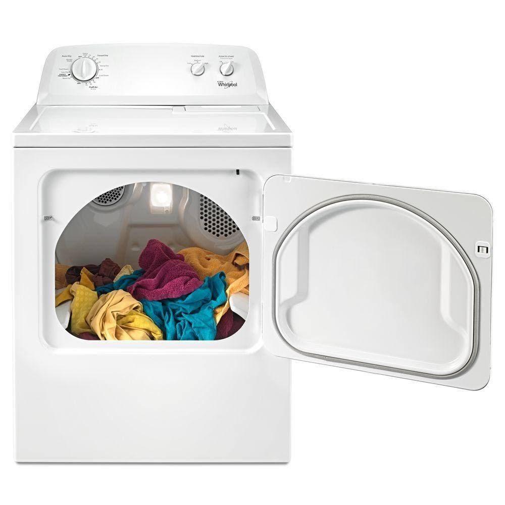 Whirlpool WED4616FW Front-Loading Electric Dryer – White - Image 4
