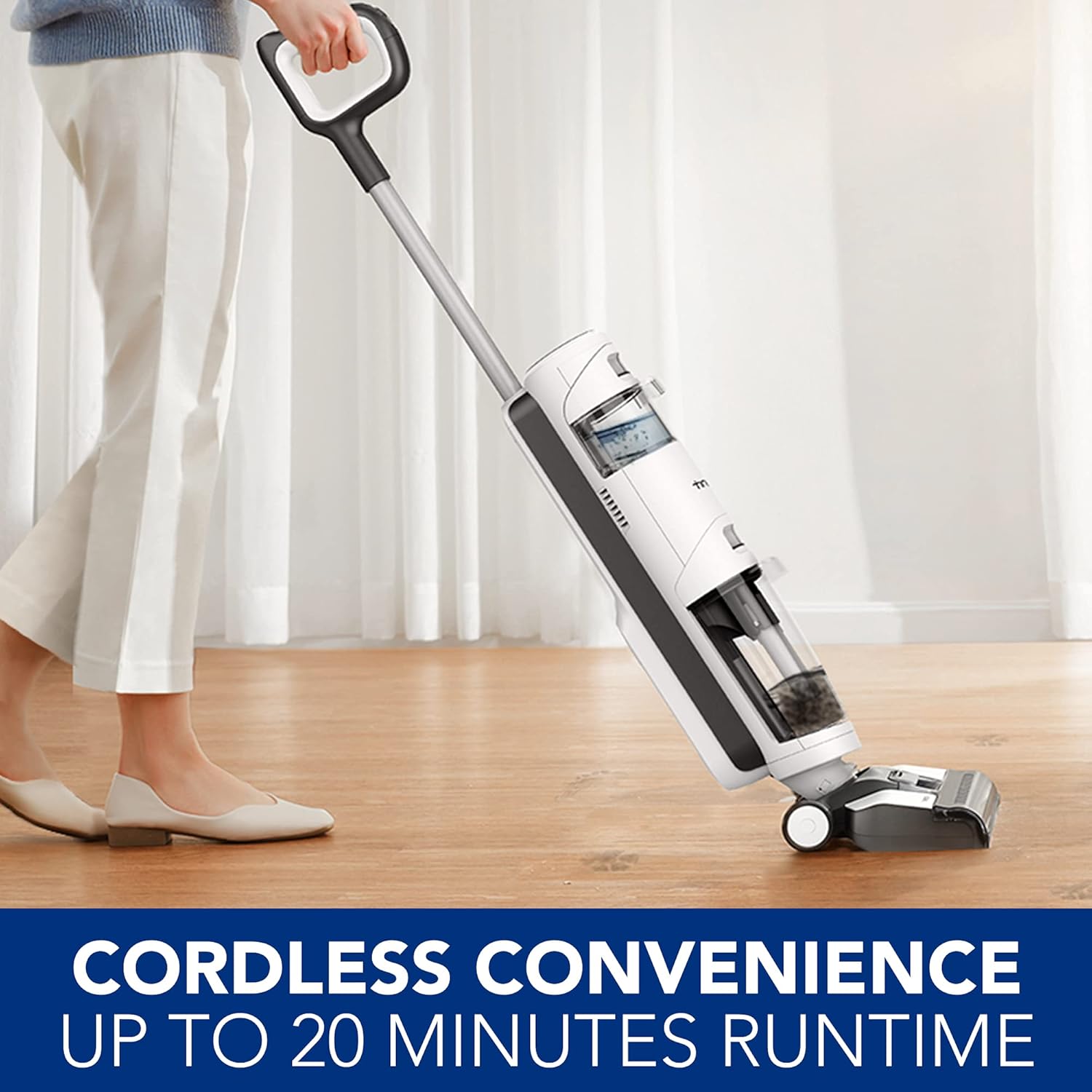 Tineco iFLOOR 3 Breeze Complete Wet Dry Vacuum Cordless Floor Cleaner and Mop One-Step Cleaning for Hard Floors - Image 4