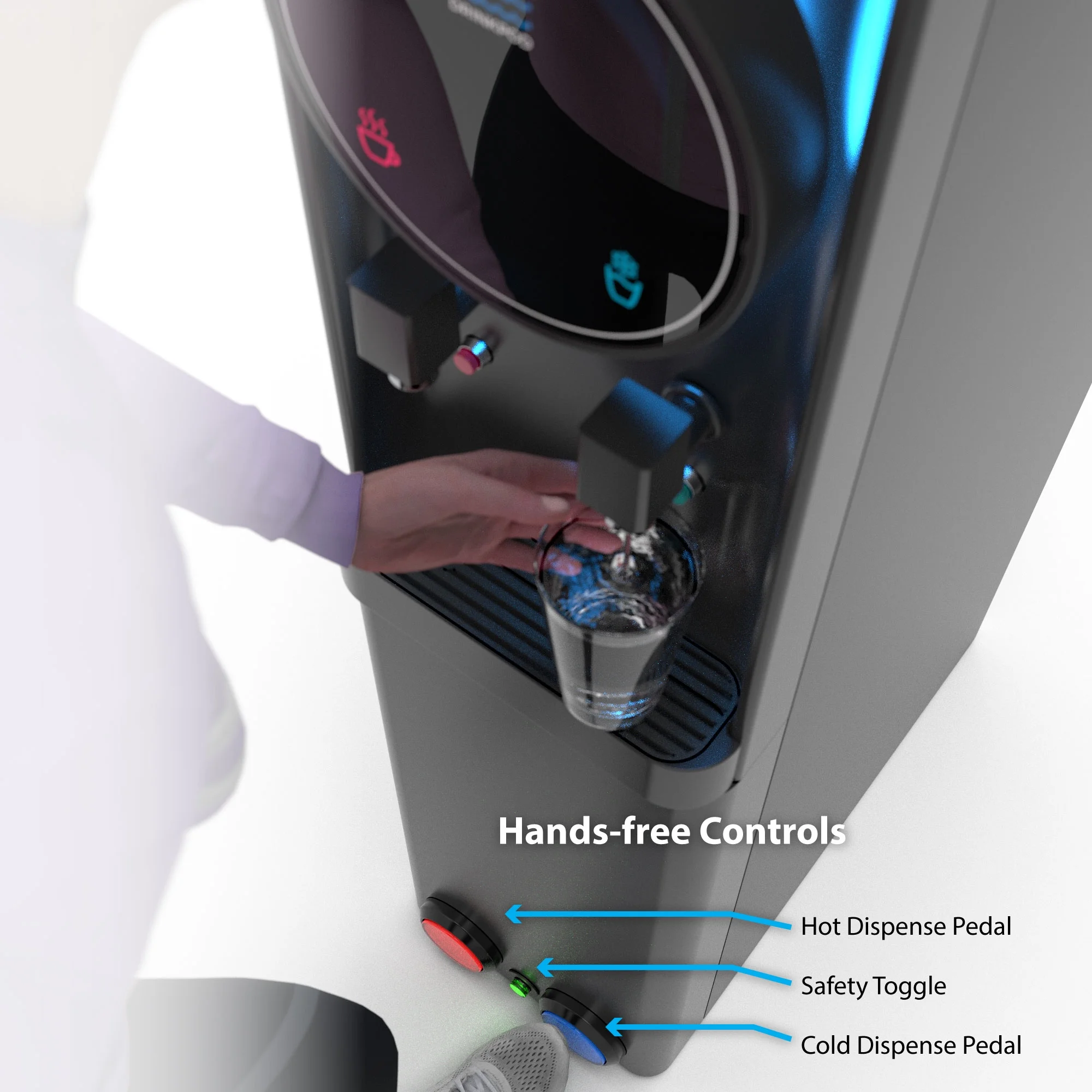 Drinkpod Self Cleaning Bottleless Water Cooler Dispenser, UL/NSF, Full Size - Image 6