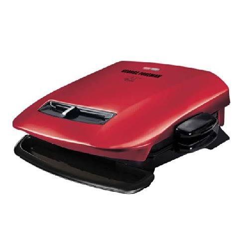 George Foreman GRP2841R 5-Serving Removable Plate Grill with Variable Temperature, Red - Image 2